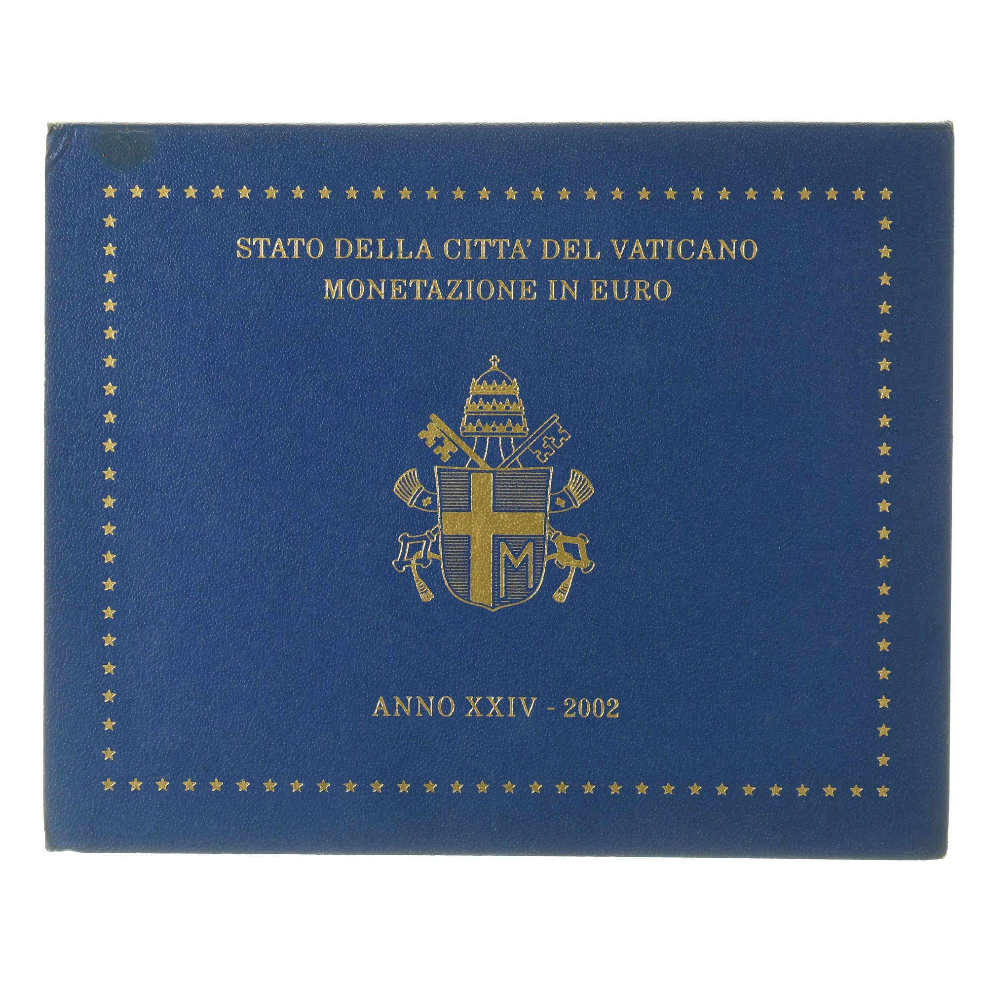 Vaticano, Jean-Paul II, Coffret 1c. à 2€, 2002, Rome, MS(65-70), N/D
