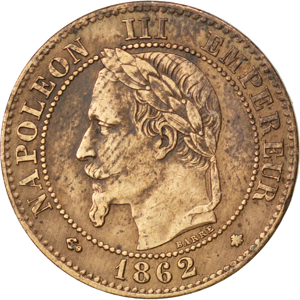 Monnaie, France, Napoleon III, Napoléon III, 2 Centimes, 1862, Paris, TTB