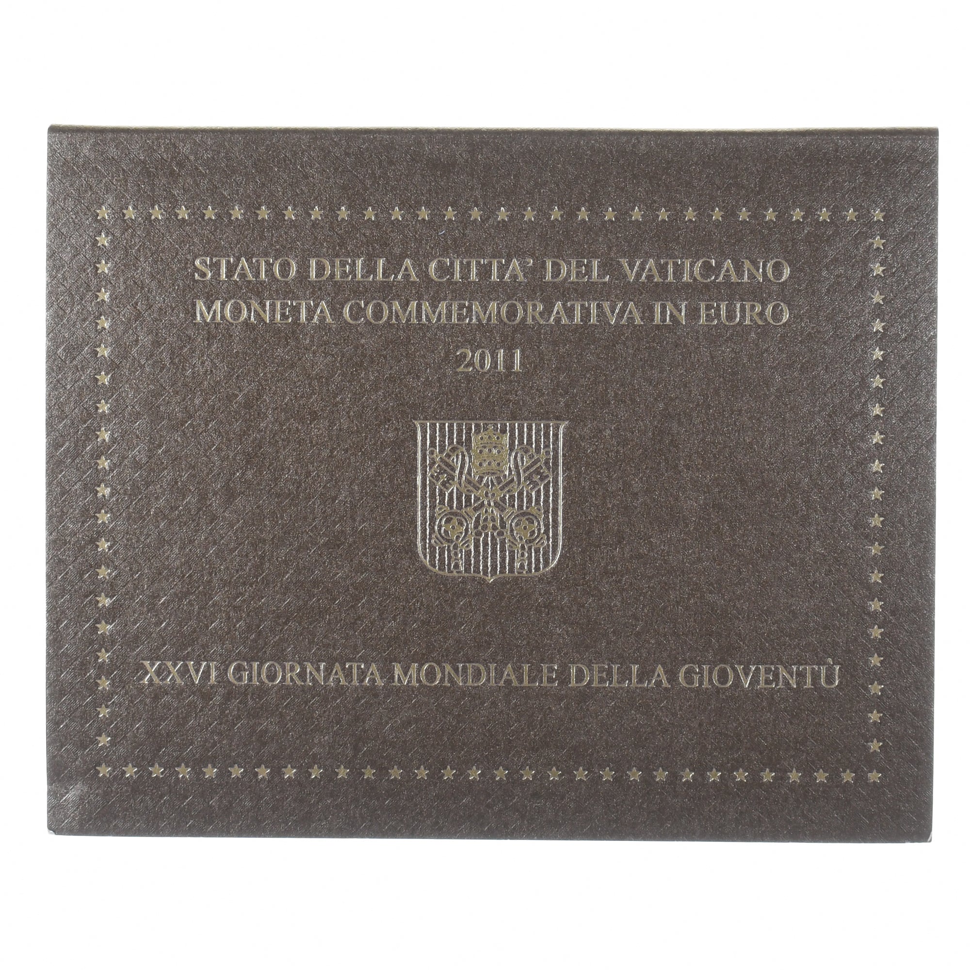 Watykan, Benoît XVI, 2 Euro, 2011, Rome, MS(65-70), Bimetaliczny