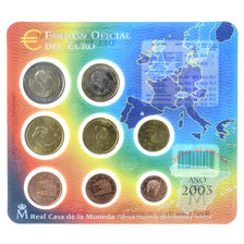 Hiszpania, Coffret 1c. à 2€, 2003, Madrid, BU, MS(65-70), ND