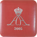 Mónaco, medalha, Prince Albert II, 2005, BE, MS(65-70), Prata