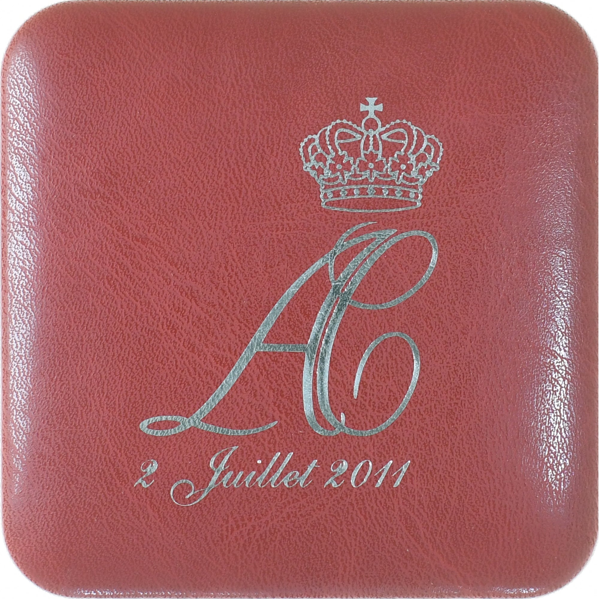 Monaco, Medal, Mariage d'Albert et Charlène, 2011, BE, MS(65-70), Silver