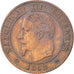 Moneta, Francia, Napoleon III, Napoléon III, 2 Centimes, 1862, Bordeaux, BB+
