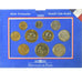 France, Coffret 1 c. à 20 frs., 1999, Monnaie de Paris, BU, MS(65-70)