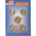 Frankreich, Quarters set, 2002, Philadelphia, UNZ, Copper-Nickel Clad Copper