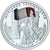 France, Medal, Marianne Triomphante, BE, colourized, MS(65-70), Silver