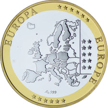 France, Médaille, Première frappe "France", BE, FDC, Gold plated silver