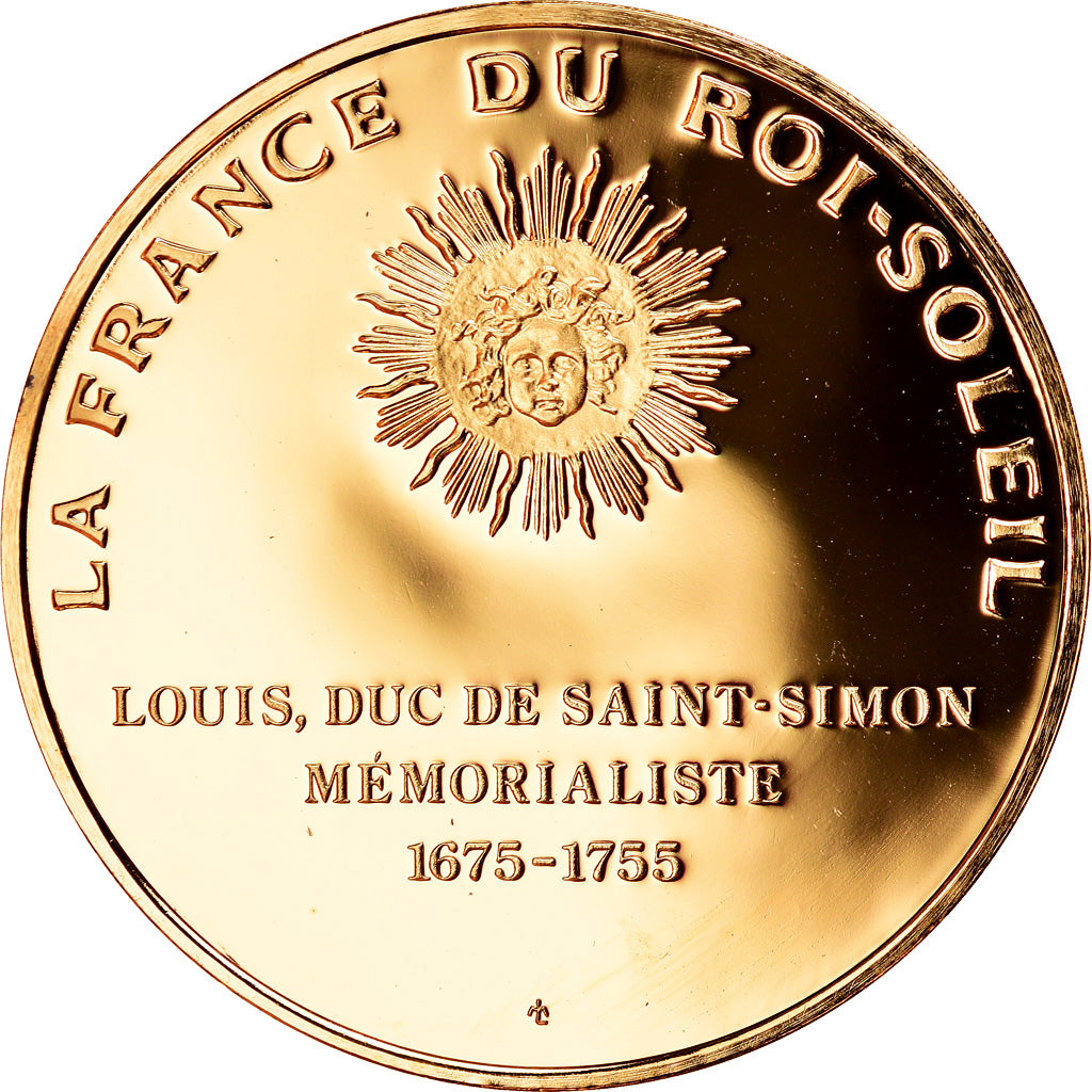 France, Medal, Louis de Rouvroy, La France du Roi Soleil, MS(63), Vermeil