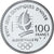 Frankreich, Albertville - Ski acrobatique, 100 Francs, 1990, Monnaie de Paris