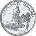 France, Albertville - Slalom, 100 Francs, 1990, Monnaie de Paris, BE, MS(65-70)