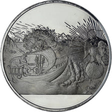 France, Medal, Léonard de Vinci, Le loup et l'aigle, Proof, MS(63), Silver
