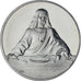 France, Médaille, Léonard de Vinci, le Christ, détail de la Cène, Proof, Argent