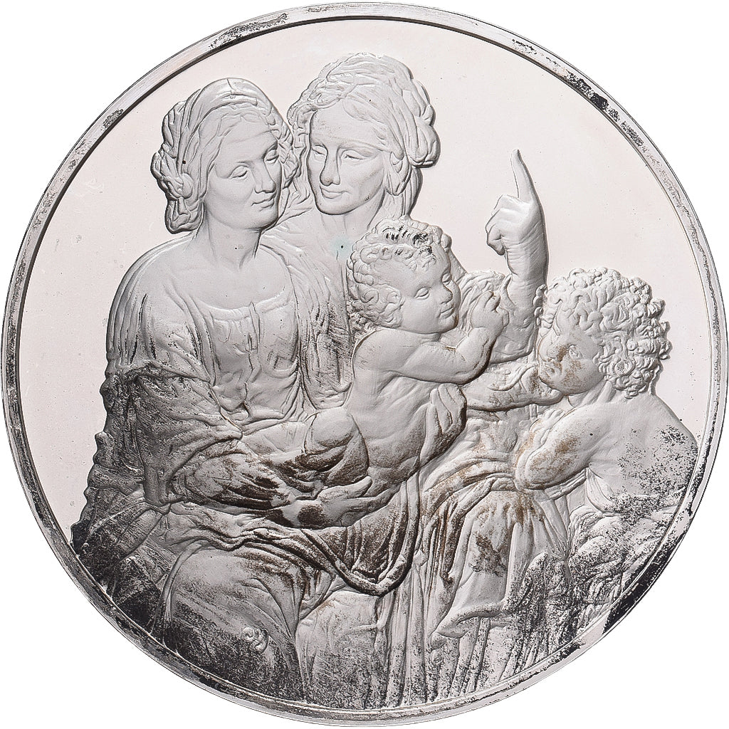 France, Medal, Léonard de Vinci, le carton de saint Anne, Proof, MS(64), Silver