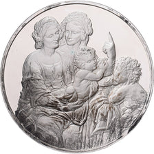 France, Medal, Léonard de Vinci, le carton de saint Anne, Proof, MS(64), Silver