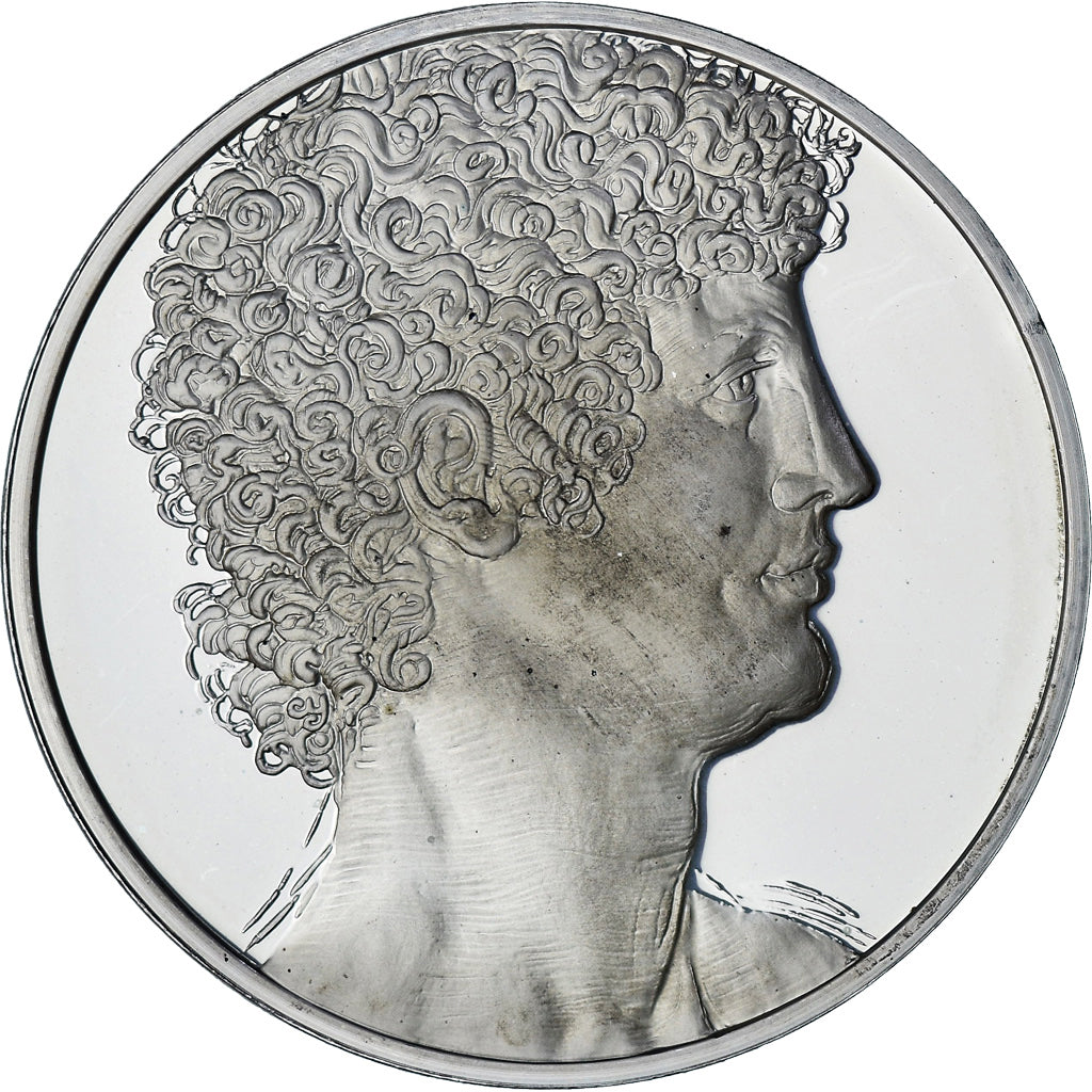 France, Médaille, Léonard de Vinci, portrait d'un jeune homme, Proof, SPL+