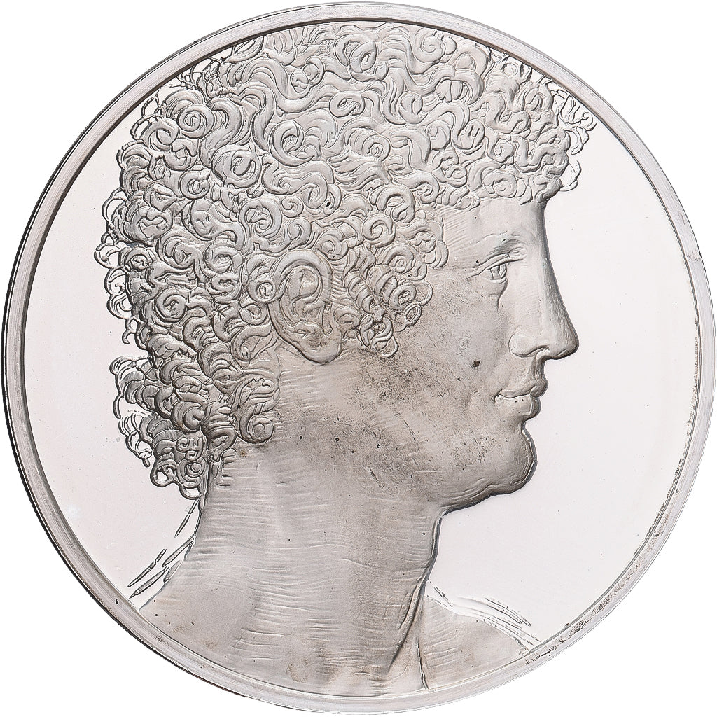 France, Medal, Léonard de Vinci, portrait d'un jeune homme, Proof, MS(64)
