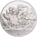 France, Medal, Léonard de Vinci, détail de la Cène, Proof, MS(64), Silver