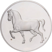 France, Medal, Léonard de Vinci, étude équestre, Proof, MS(64), Silver