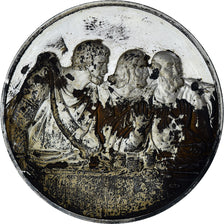 France, Medal, Léonard de Vinci, détail de la Cène, Proof, AU(55-58), Silver