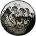 France, Medal, Léonard de Vinci, détail de la Cène, Proof, AU(55-58), Silver