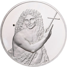France, Medal, Léonard de Vinci, saint Jean-Baptiste, Proof, MS(64), Silver