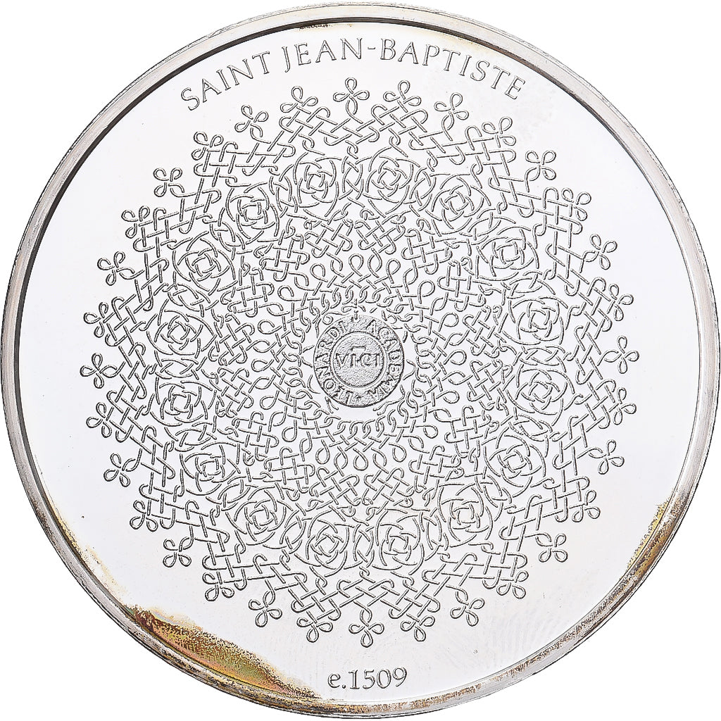 France, Medal, Léonard de Vinci, saint Jean-Baptiste, Proof, MS(64), Silver