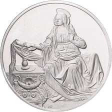 France, Medal, Léonard de Vinci, détail de l'Annonciation, Proof, MS(64)