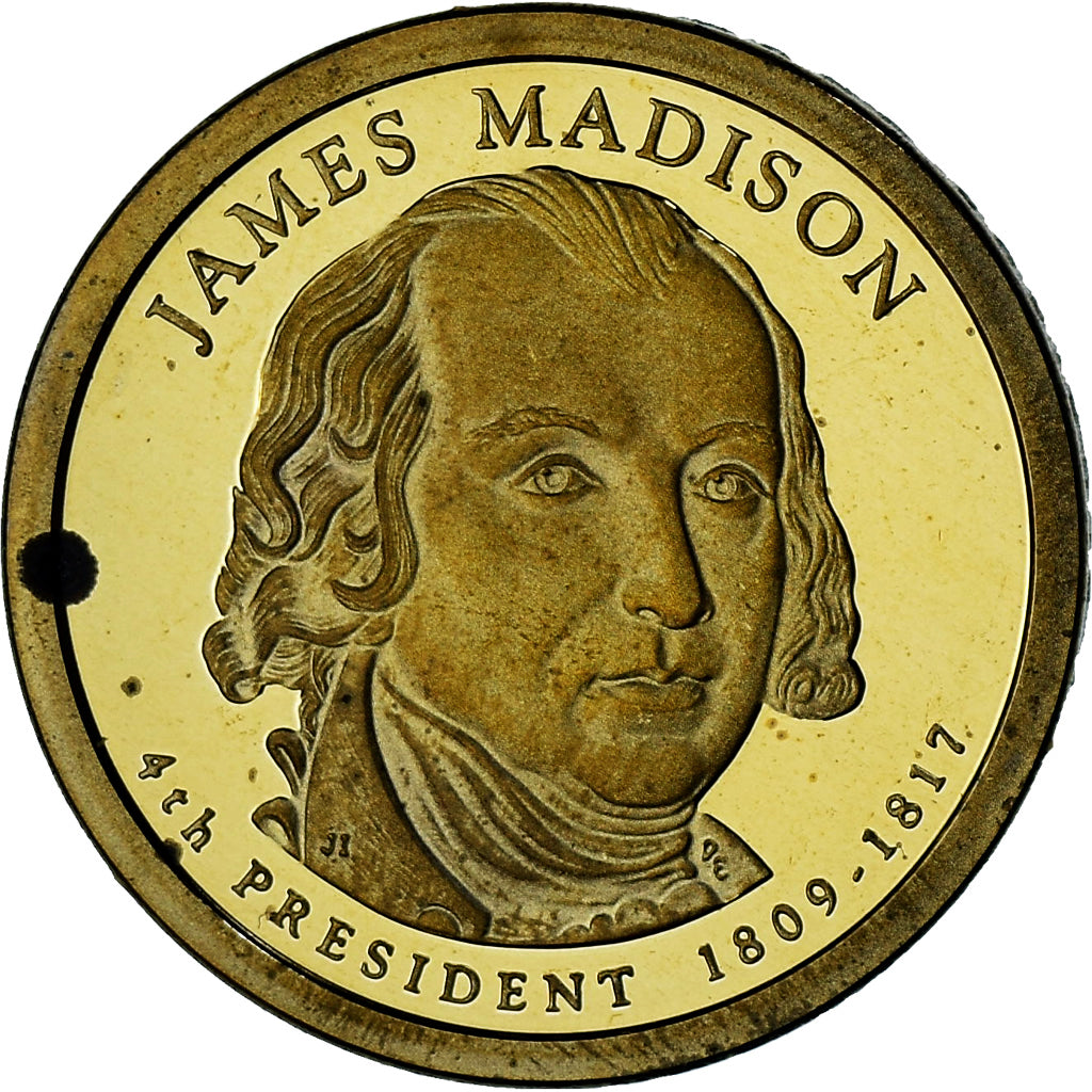 États-Unis, James Madison, Dollar, 2007, San Francisco, Proof, SPL+