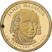 Estados Unidos, James Madison, Dollar, 2007, San Francisco, Proof, SC+, Cobre -