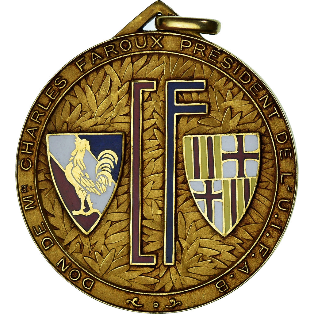 France, Médaille, Champion du Monde de billard, 1930, SPL, Or
