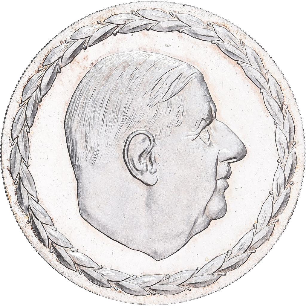 Francia, medaglia, Charles De Gaulle, 1970, BE, SPL-, Argento