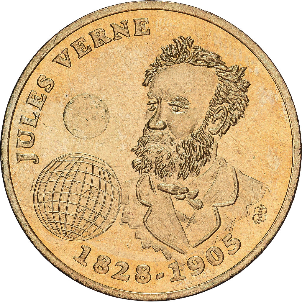France, 3 écus d'Amiens, Cirque Jules Verne, 1994, SUP, Laiton