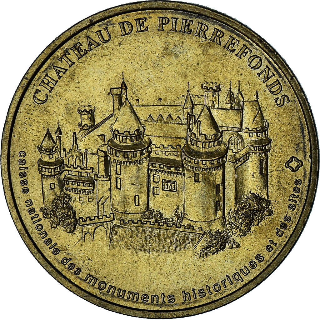 França, medalha, Chateau de Pierrefonds, 2004, Monnaie De Paris, AU(50-53)