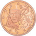 França, 5 Euro Cent, 1999, Paris, BE, MS(65-70), Aço Cromado a Cobre, KM:1284