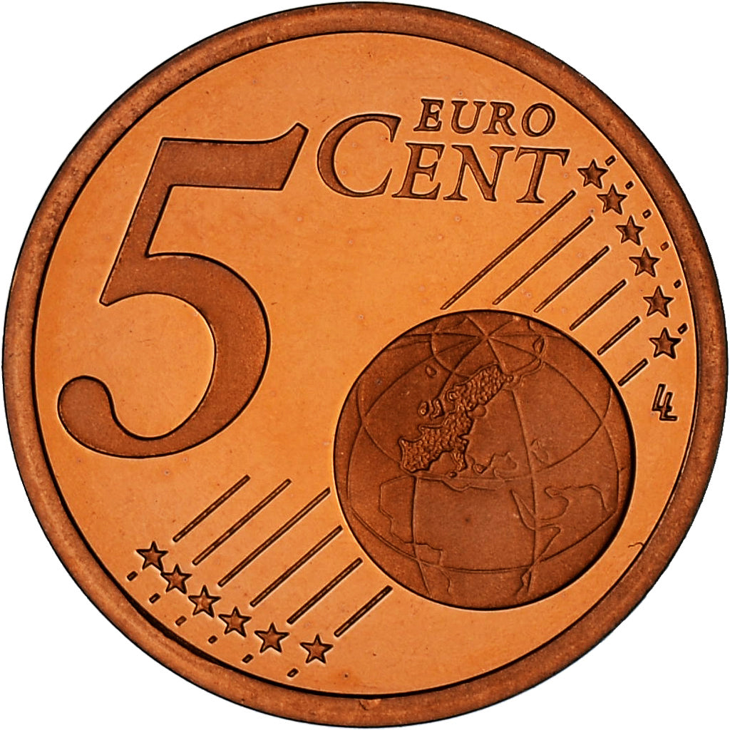 France, 5 Euro Cent, 1999, Paris, BE, MS(65-70), Copper Plated Steel, KM:1284