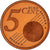 France, 5 Euro Cent, 1999, Paris, BE, MS(65-70), Copper Plated Steel, KM:1284