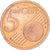 Francia, 5 Euro Cent, 1999, Paris, BE, FDC, Cobre chapado en acero, KM:1284