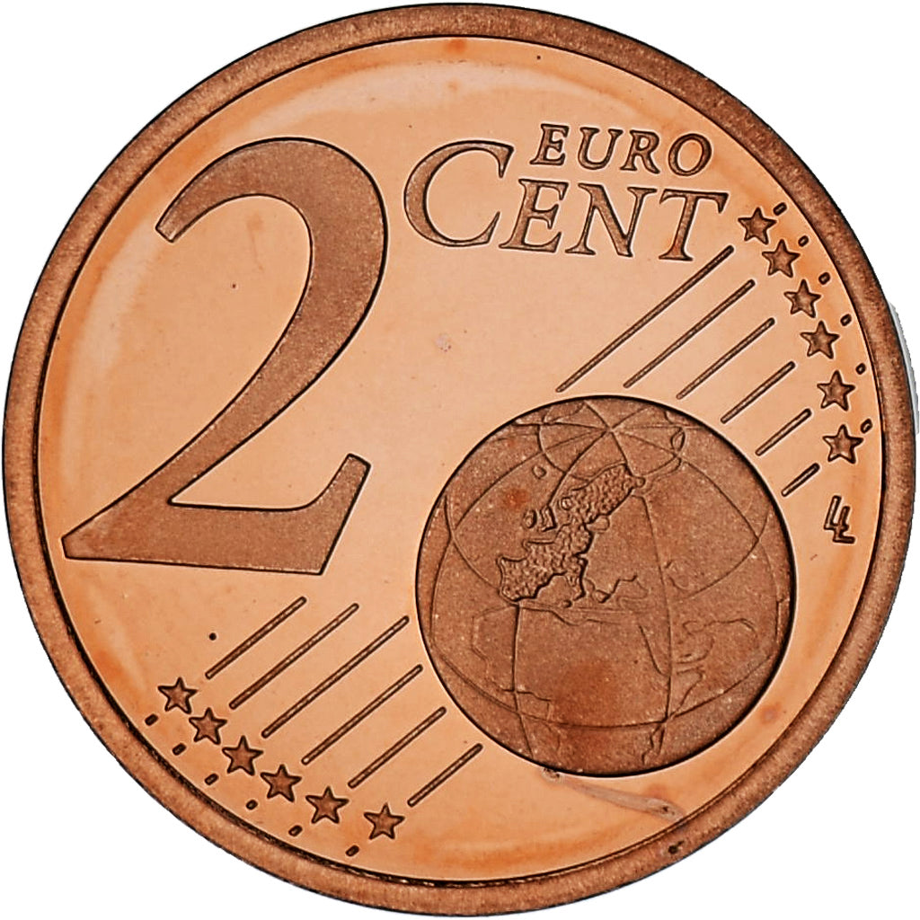 Francia, 2 Euro Cent, 1999, Paris, BE, FDC, Cobre chapado en acero, KM:1283