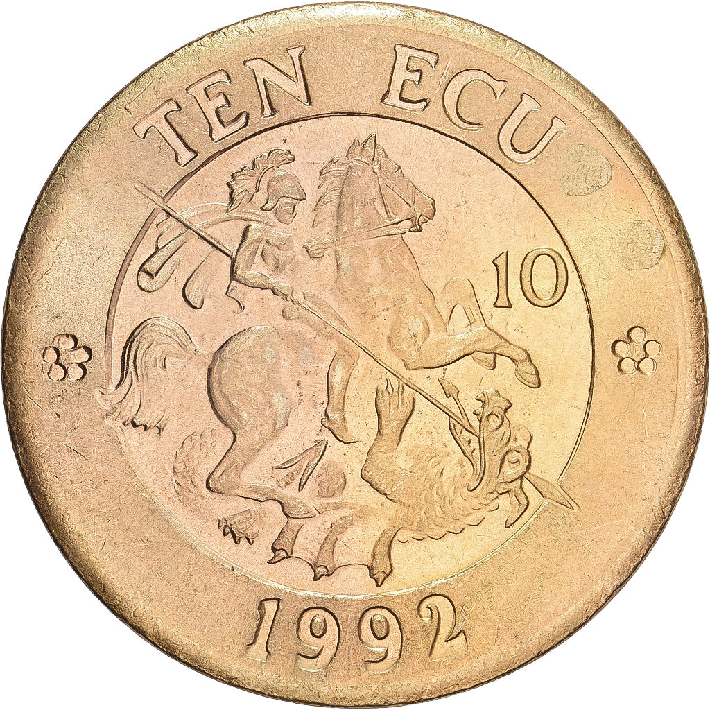 Zjednoczone Królestwo Wielkiej Brytanii, 10 Ecu Europa, 1992, Tower mint, BU