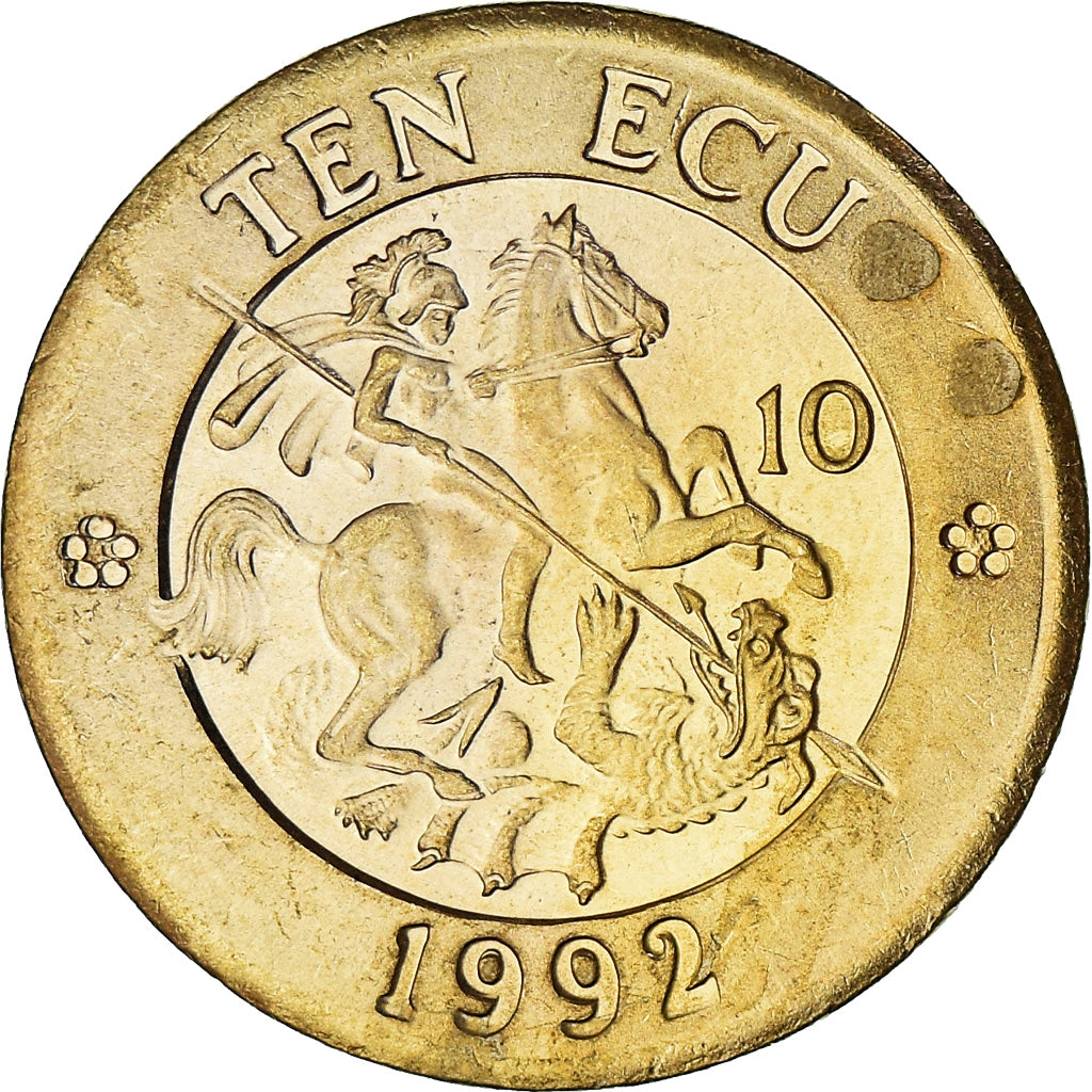 Zjednoczone Królestwo Wielkiej Brytanii, 10 Ecu Europa, 1992, Tower mint, BU