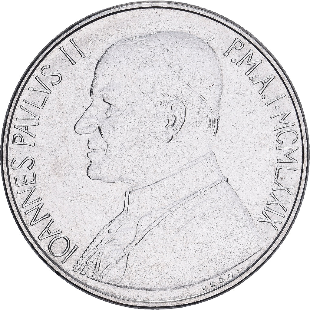 Vaticano, Jean-Paul II, 50 Lire, 1979 - Anno I, Roma, BU, SPL+, Acmonital