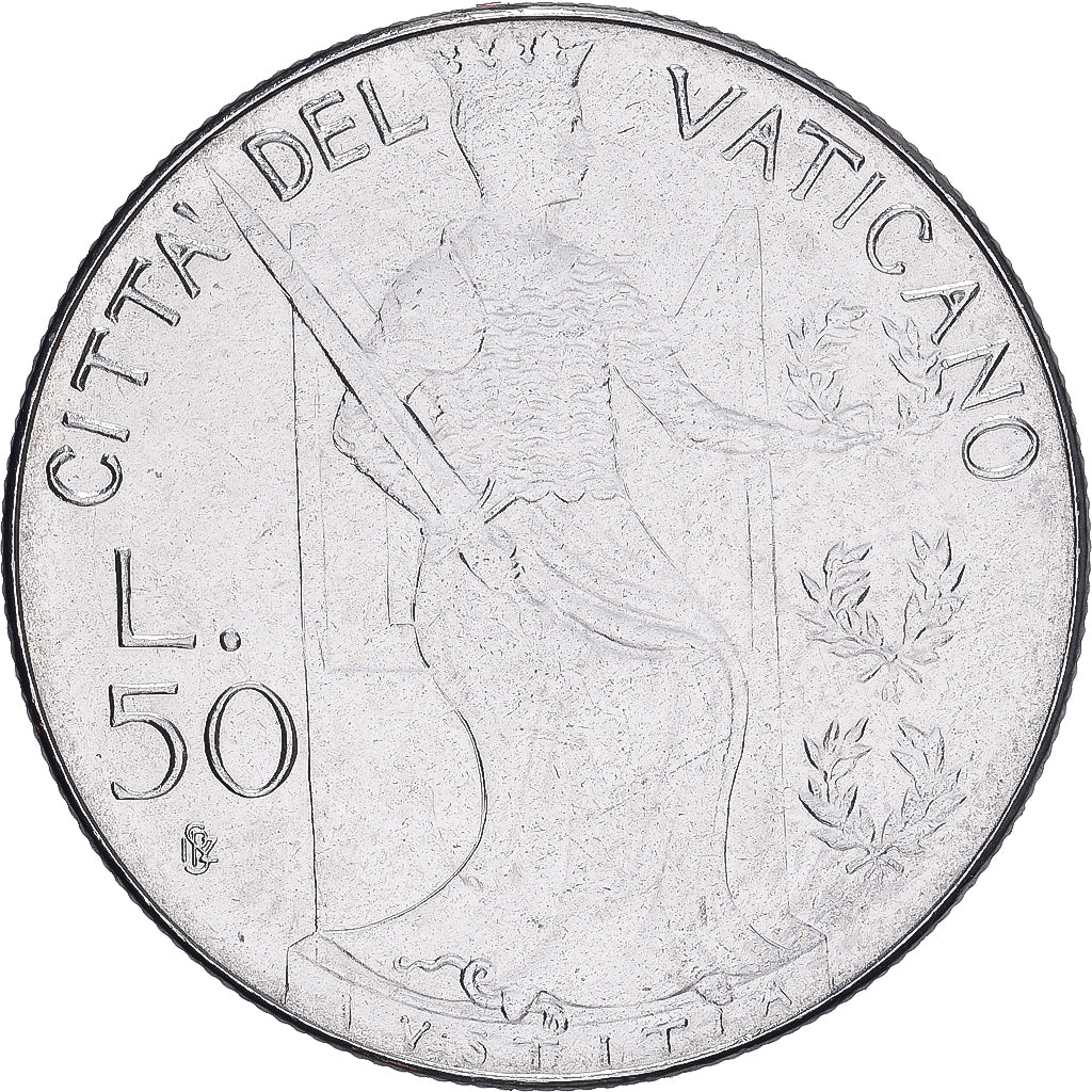 Vaticano, Jean-Paul II, 50 Lire, 1979 - Anno I, Roma, BU, SPL+, Acmonital