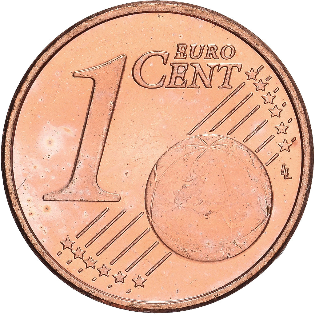 Finlandia, Euro Cent, 2003, Vantaa, MS(63), Miedź platerowana stalą, KM:98