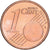 Finlandia, Euro Cent, 2003, Vantaa, MS(63), Miedź platerowana stalą, KM:98