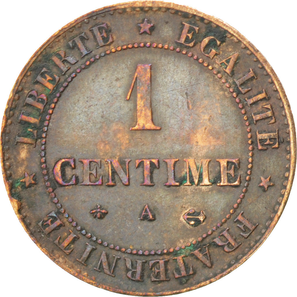 Coin, France, Cérès, Centime, 1879, Paris, AU(50-53), Bronze, KM:826.1