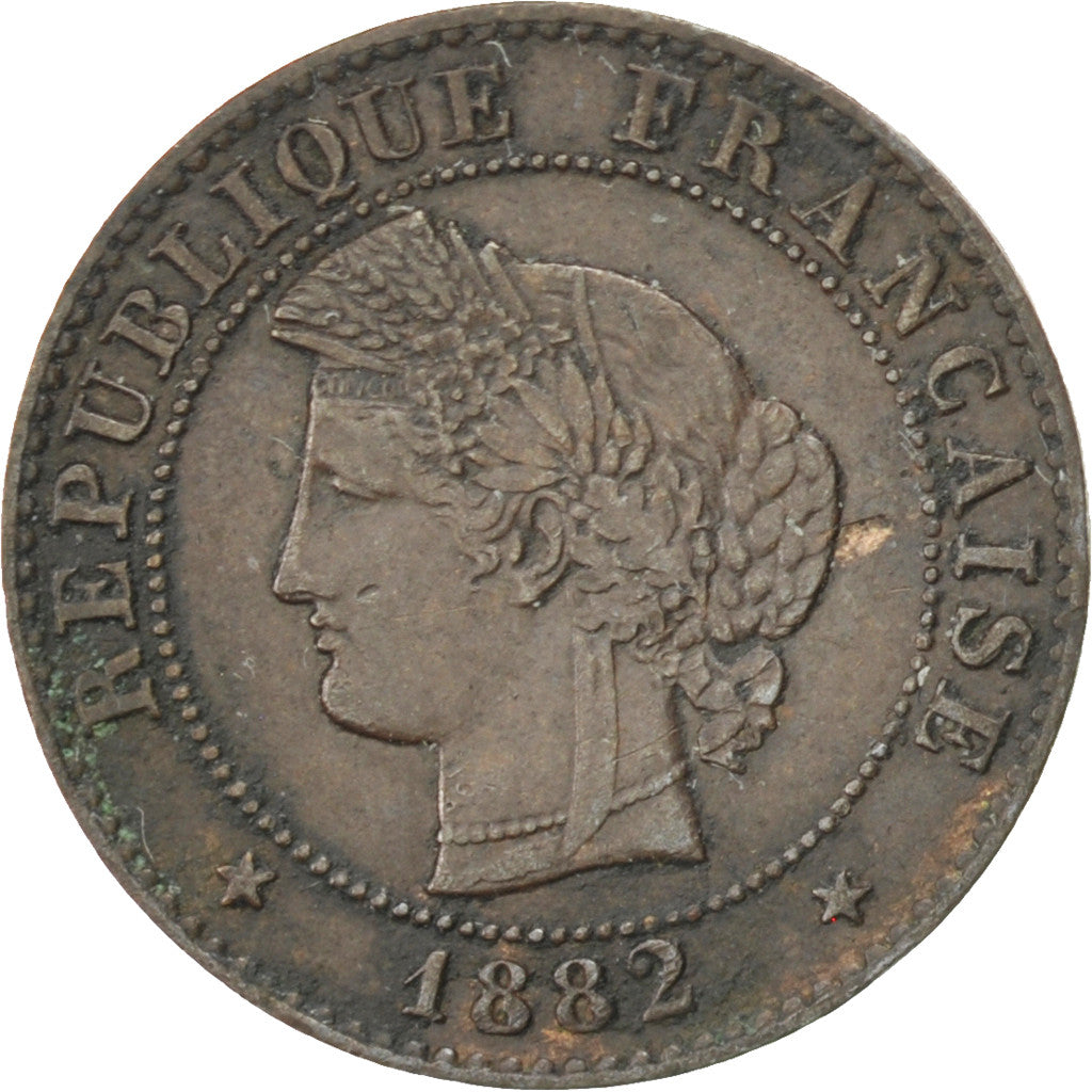 Coin, France, Cérès, Centime, 1882, Paris, EF(40-45), Bronze, KM:826.1