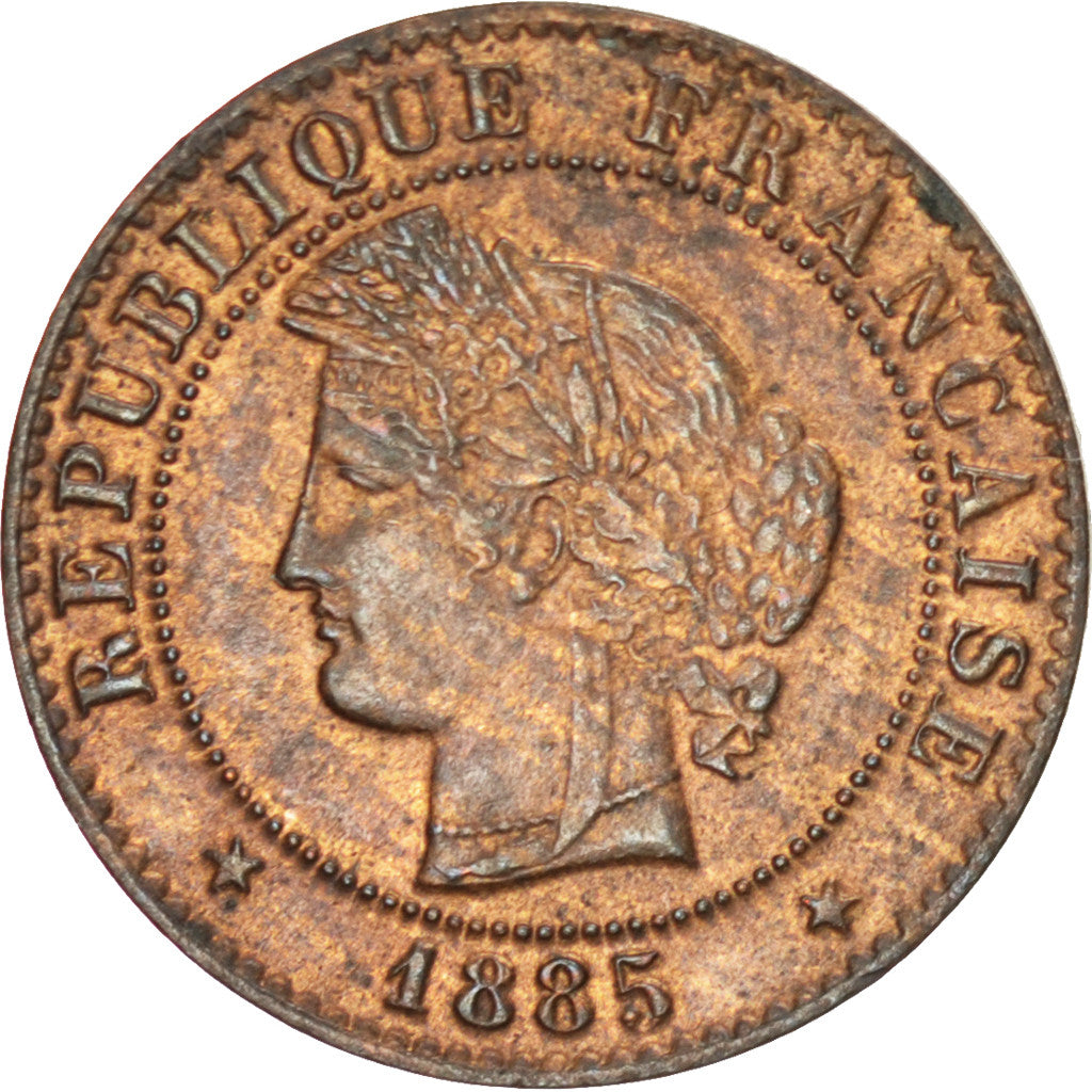 Coin, France, Cérès, Centime, 1885, Paris, AU(50-53), Bronze, KM:826.1