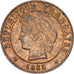 Coin, France, Cérès, Centime, 1885, Paris, AU(50-53), Bronze, KM:826.1