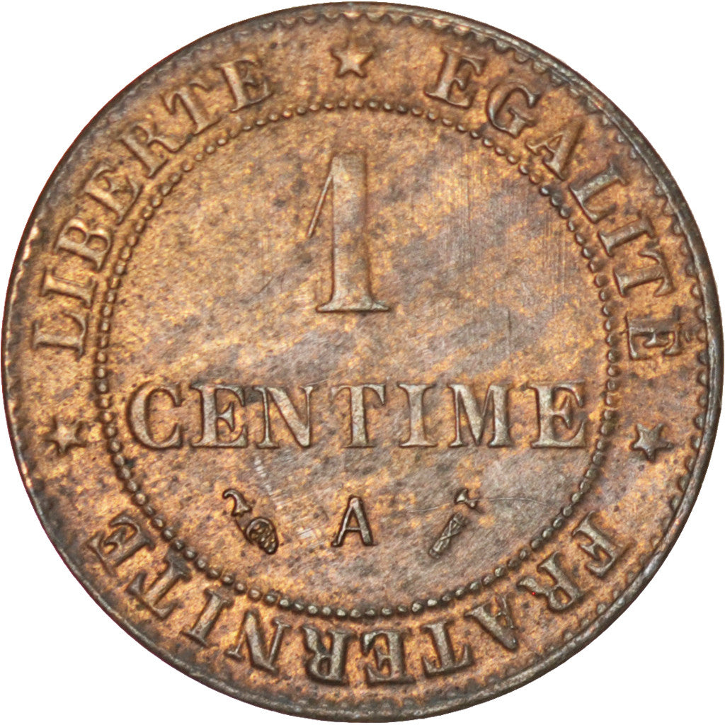 Coin, France, Cérès, Centime, 1885, Paris, AU(50-53), Bronze, KM:826.1