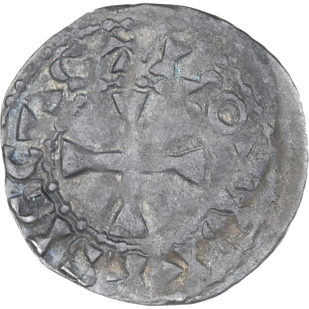 France, Comté de Blois, Thibaut III, Denier, ca. 1050-1090, SUP, Billon